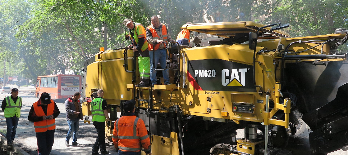 Отзыв о работе дорожной фрезы CAT PM620 специалистов ЧП "Рома" Отзыв о работе дорожной фрезы CAT PM620 специалистов ЧП "Рома"