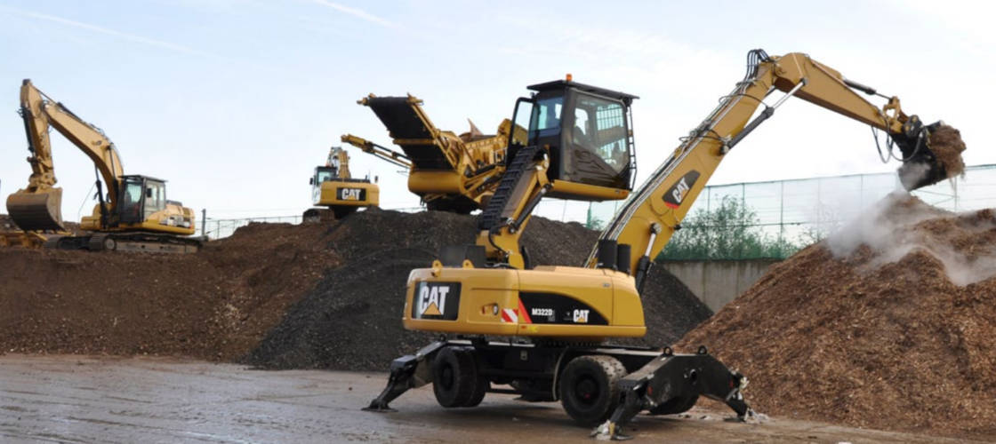 Перегружатель Cat® М322D2 MH – альтернативный вариант для погрузочно-разгрузочных работ Перегружатель Cat® М322D2 MH – альтернативный вариант для погрузочно-разгрузочных работ