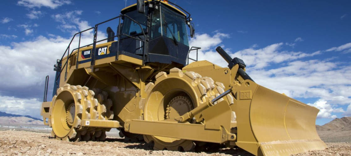 Обзор кабины уплотнителя грунту Cat 825K Обзор кабины уплотнителя грунту Cat 825K
