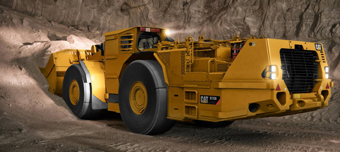 Огляд компонентів навантажувально-транспортної машини для підземних робіт Cat® R1700G