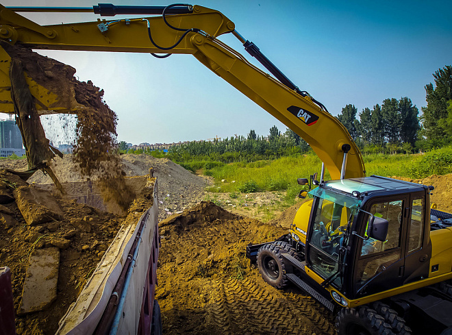 Колісні екскаватори CAT M315D2 – слайд