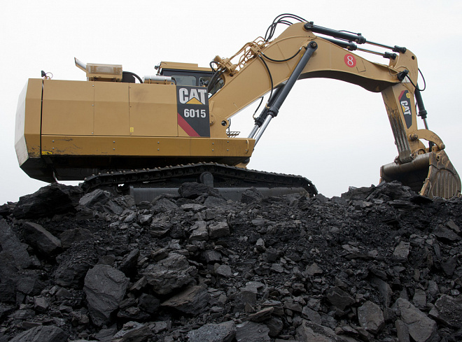 Гідравлічні екскаватори для гірничих робіт CAT 6015 – слайд