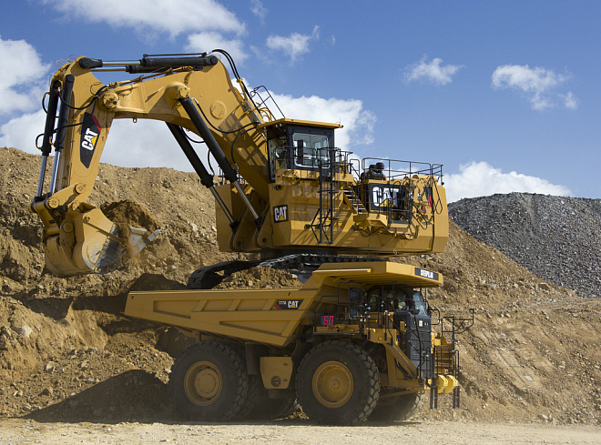 Гідравлічні екскаватори для гірничих робіт CAT 6040 – слайд
