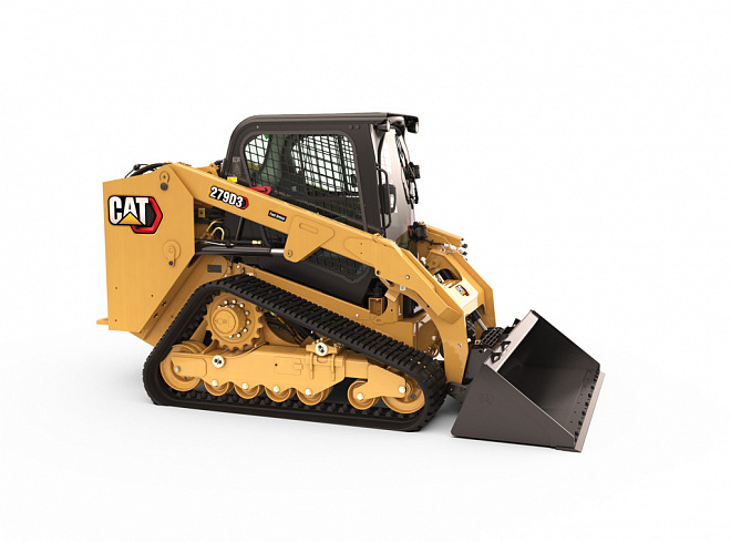 Гусеничні міні-навантажувачі CAT 279D3 – слайд