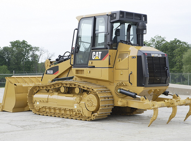 Гусеничні навантажувачі CAT 963D – слайд