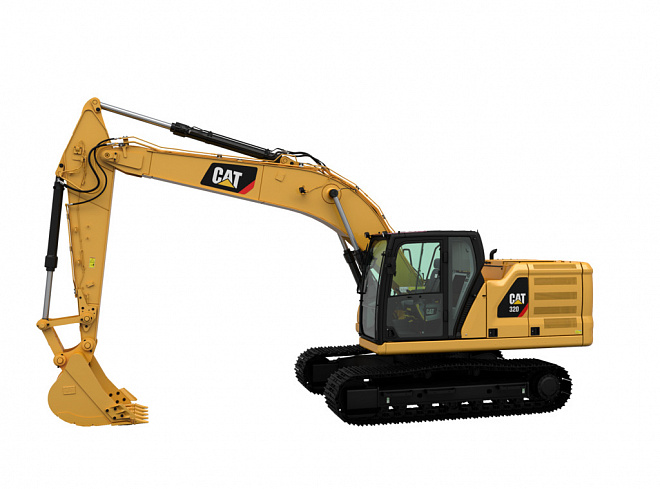 Екскаватори зі збільшеним вильотом стріли CAT 320  SLR – слайд