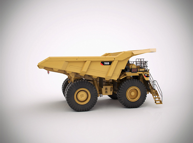 Самоскиди з жорсткою рамою CAT 785D – слайд