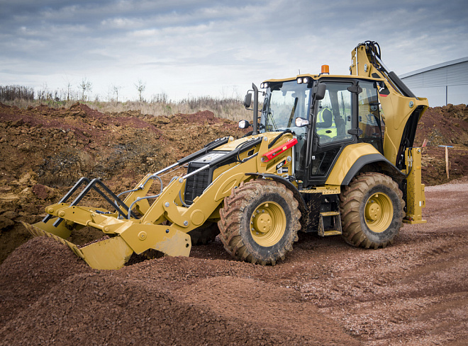 Екскаватори-навантажувачі CAT 434 – слайд