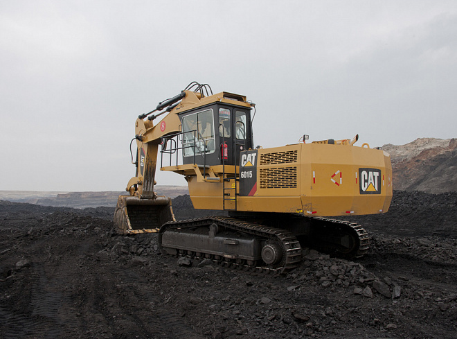 Гідравлічні екскаватори для гірничих робіт CAT 6015 – слайд