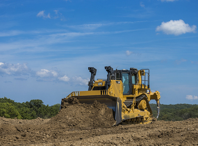 Великі гусеничні бульдозери CAT D8T – слайд
