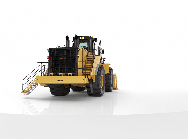 Великі колісні фронтальні навантажувачі CAT 993K – слайд