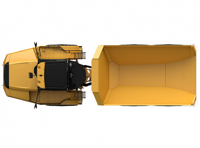 Самоскиди з шарнірно-зчленованою рамою CAT 740 GC – слайд