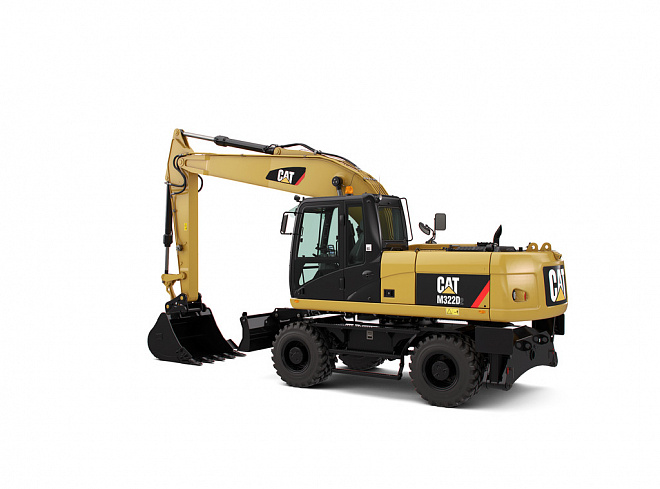 Колісні екскаватори CAT M322D2 – слайд