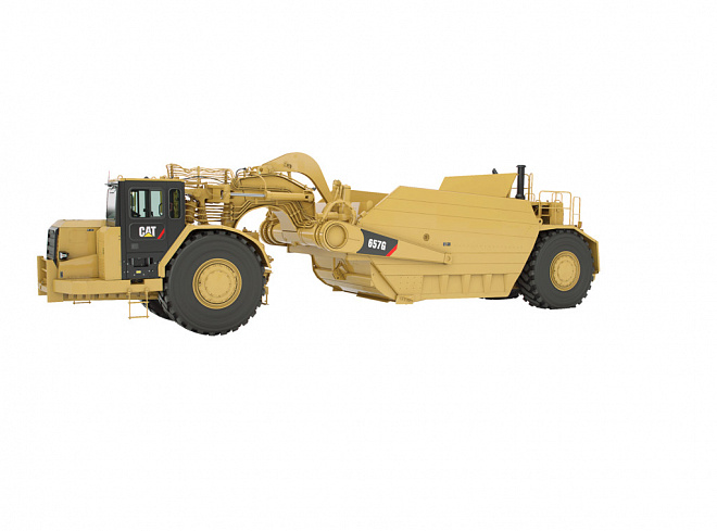 Скрепери CAT 657G – слайд
