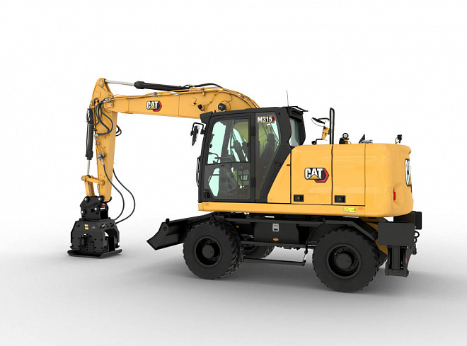 Колісні екскаватори CAT M315 – слайд