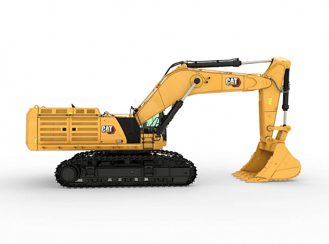 Великі гусеничні екскаватори CAT 395 – слайд