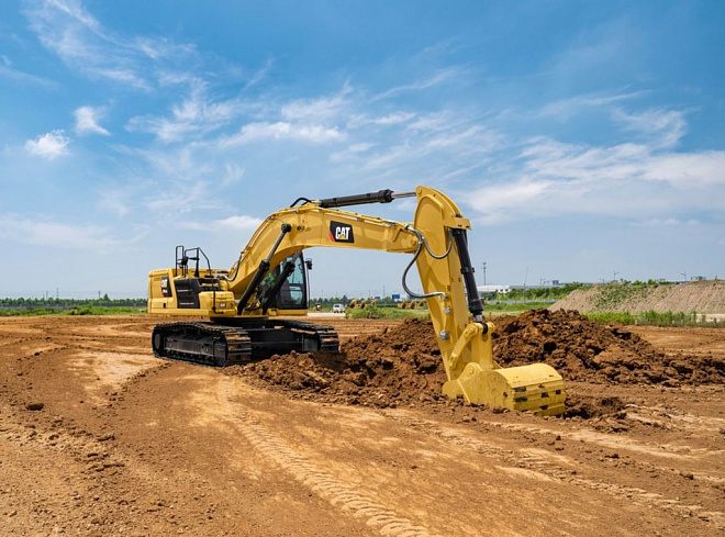 Великі гусеничні екскаватори CAT 345 GC – слайд