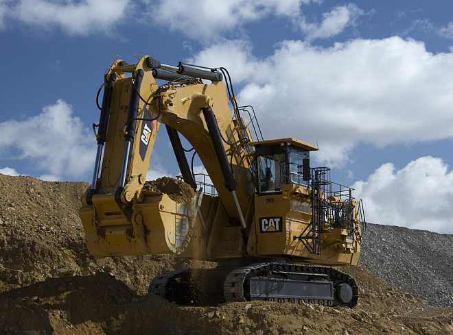 Гідравлічні екскаватори для гірничих робіт CAT 6040 – слайд