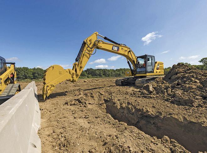 Середні гусеничні екскаватори CAT 323 – слайд