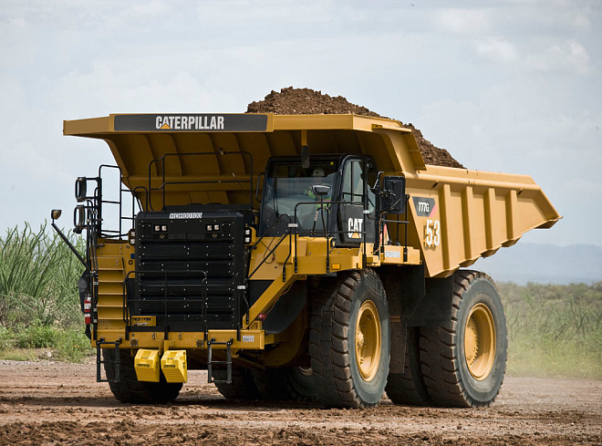 Самоскиди з жорсткою рамою CAT 785D – слайд