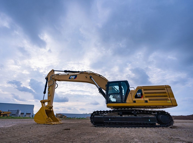 Великі гусеничні екскаватори CAT 345 GC – слайд