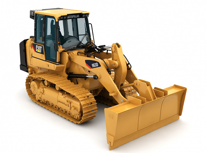 Гусеничні навантажувачі CAT 963D – слайд