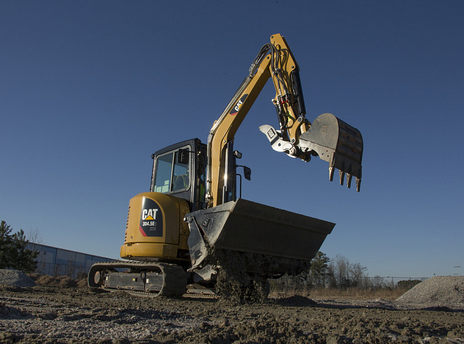 Міні-екскаватори CAT 304.5E2 CR XTC – слайд