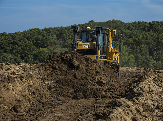 Великі гусеничні бульдозери CAT D8T – слайд