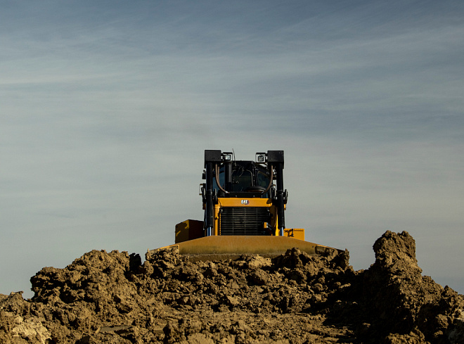 Середні гусеничні бульдозери CAT D6 GC – слайд