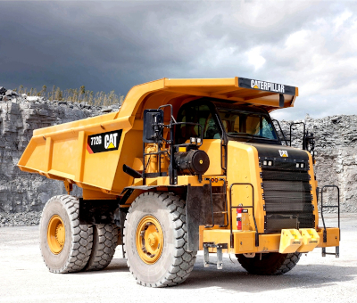 Робота потужних самоскидів CAT 772G!