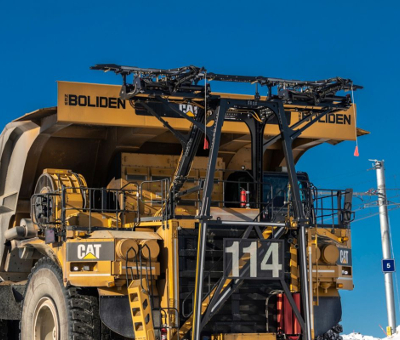 Переваги тролейних систем для кар’єрних самоскидів CAT