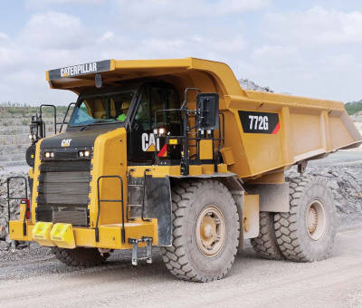 Відеоогляд надпотужного самоскидка Cat® 772G Відеоогляд надпотужного самоскидка Cat® 772G