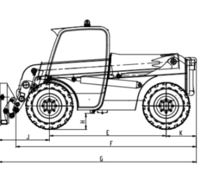 Телескопічні навантажувачі STEEL CAMEL CAT Steel Camel M630-60 – мініатюра