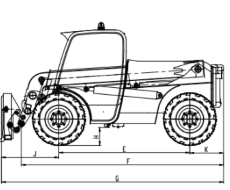 Телескопічні навантажувачі STEEL CAMEL CAT Steel Camel M630-60 – слайд