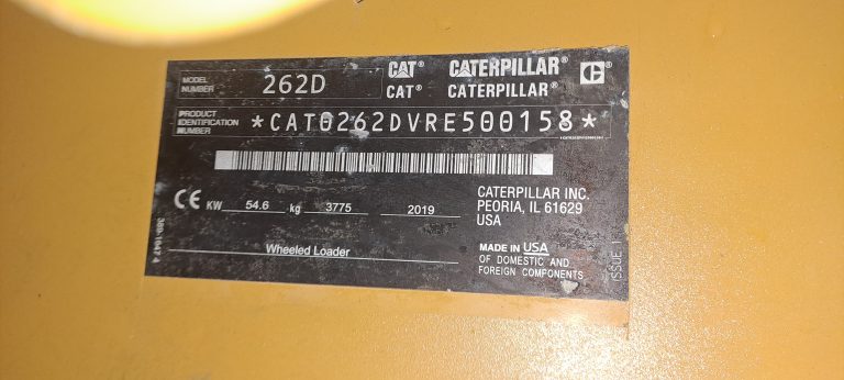 Міні-навантажувачі CAT 262D б/в – слайд