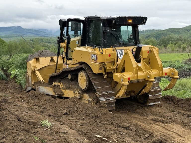Середні гусеничні бульдозери CAT D6 – слайд
