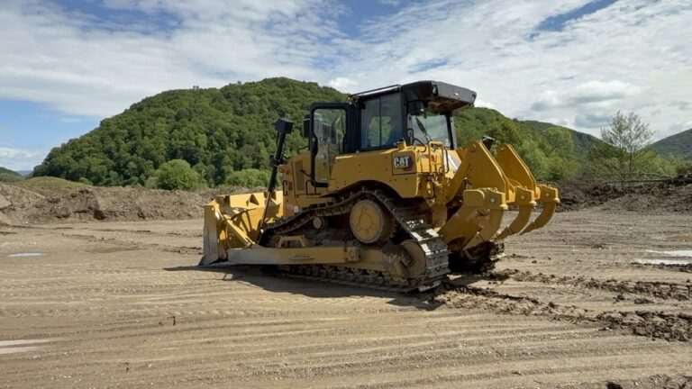 Середні гусеничні бульдозери CAT D6 – слайд